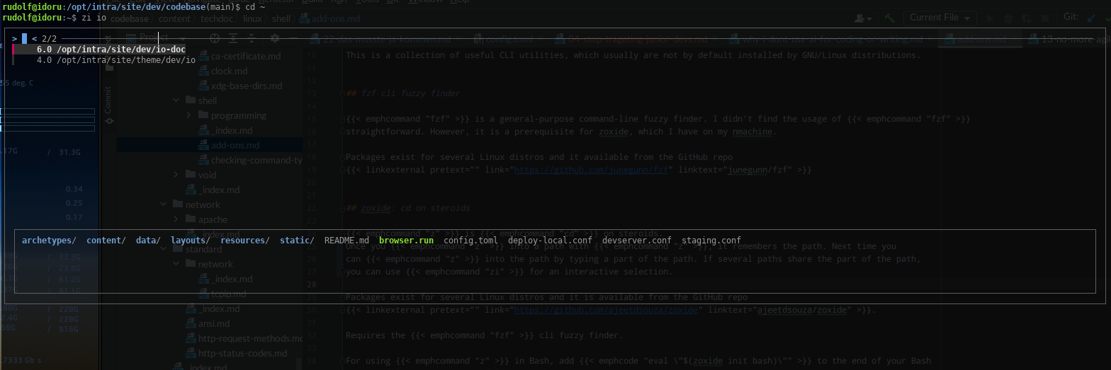 interactive path selection in zi